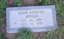 Mamie Gertrude <I>Gray</I> Arnold 