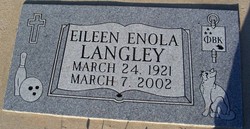 Eileen Enola Langley 