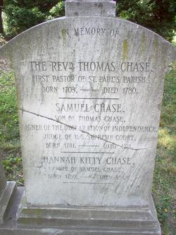 Rev Thomas Chase 