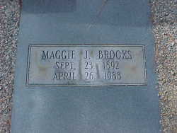 Maggie <I>Johnson</I> Brooks 