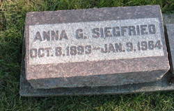 Anna Georgia <I>Miller</I> Siegfried 