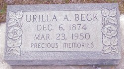 Urilla A. <I>Butler</I> Beck 