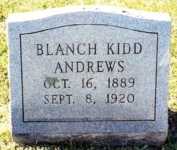 Marie Blanche <I>Kidd</I> Andrews 