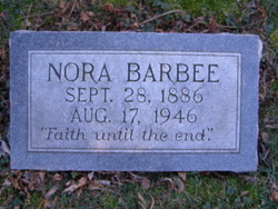 Nora <I>Carter</I> Barbee 