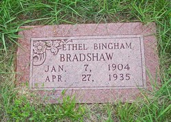 Ethel Oleta <I>Bingham</I> Bradshaw 