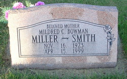 Mildred Catherine <I>Bowman</I> Miller-Smith 