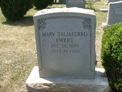 Mary <I>Taliaferro</I> Ewers 