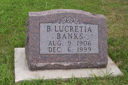 B Lucrettia Banks 