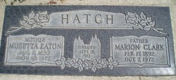 Marion Clark Hatch 