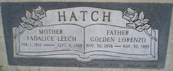 Fadalice Irene <I>Leech</I> Hatch 