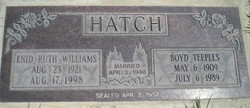 Enid Ruth <I>Williams</I> Hatch 