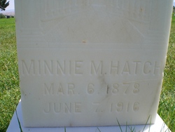 Minnie Mae <I>Hatch</I> Varnon 