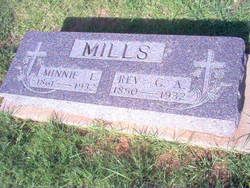 Jemima Elizabeth “Minnie” <I>Adams</I> Mills 