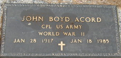John Boyd Acord 