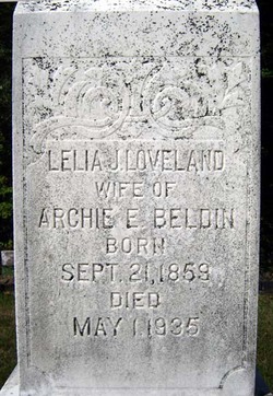 Lelia Jane <I>Loveland</I> Beldin 