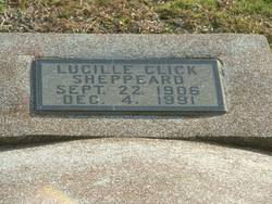 Mattie Lucille <I>Click</I> Sheppeard 