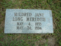 Mildred Jane <I>Long</I> Meredith 