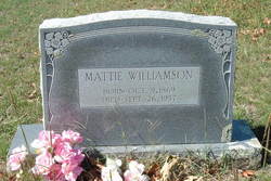 Mattie Alberta <I>Alford</I> Williamson 