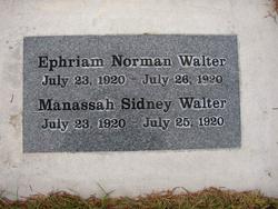 Manassah Sidney Walter 