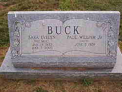 Sara Evelyn <I>Mull</I> Buck 