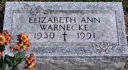 Elizabeth Ann <I>Byrne</I> Warnecke 