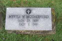 Myrtle <I>Wisehart</I> Motherhead 