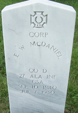 Corp Elijah W. McDaniel 
