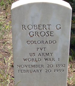 Pvt Robert G. Grose 