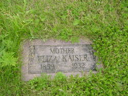 Eliza “Lizzie” <I>Lowenberg</I> Kaiser 