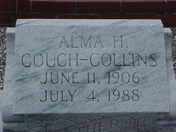 Alma Ruth <I>Henderson</I> Couch Manley Collins 
