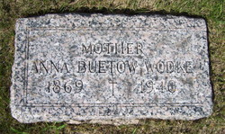 Anna Wilhelmina Bertha <I>Kunze</I> Buetow Wodke 