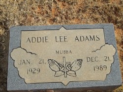 Addie Lee Adams 