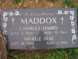 Charles Harry Maddox 