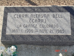 Clara Altayna <I>Carr</I> Bell 