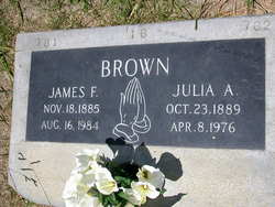Julia A. <I>Vance</I> Brown 