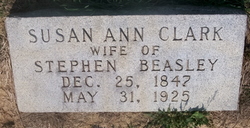Susan Ann <I>Clark</I> Beasley 