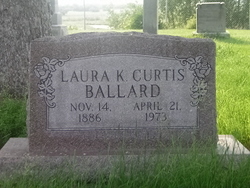 Laura Kate “Kate” <I>Curtis</I> Ballard 