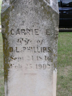 Caroline Elizabeth “Carrie” <I>Conant</I> Phillips 