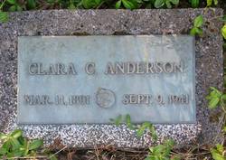 Clara C. <I>Miller</I> Anderson 