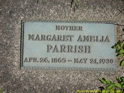 Margaret Amelia <I>Rogers</I> Parrish 