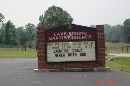 Cave Spring Baptist Church Cemetery