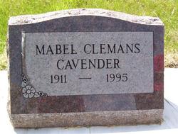 Mabel Irene <I>Clemans</I> Cavender 