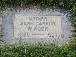 Anne <I>Cannon</I> Winder 