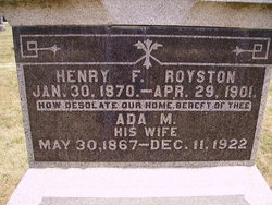 Henry F Royston 
