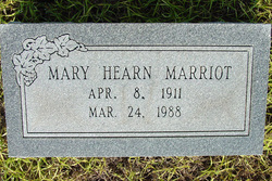 Mary <I>Hearn</I> Marriot 