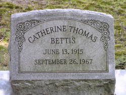Catherine Thomas <I>Weaver</I> Bettis 