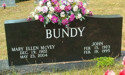 Mary Ellen <I>McVey</I> Bundy 