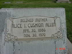 Alice Isabell <I>Cushion</I> Allen 