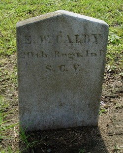 Pvt E. W. Calby 