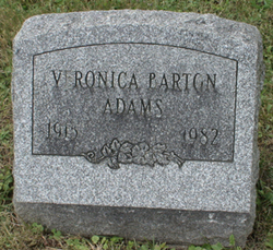 Veronica <I>Barton</I> Adams 